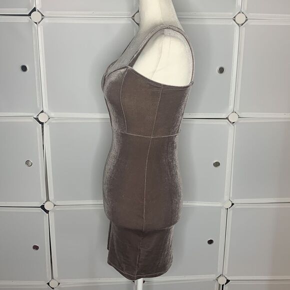 H&M Divided Velvet Bodycon Dress Size 2 - Picture 12 of 14
